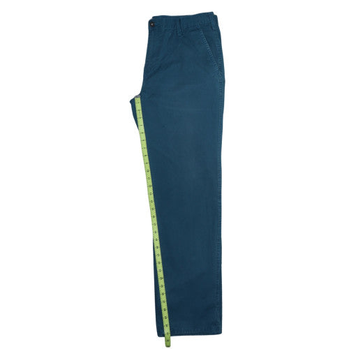 Gap Men's Blue Chino Trousers 36x32 Straight Leg Cotton