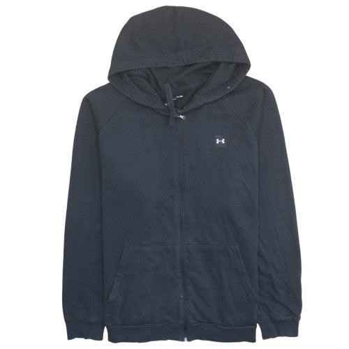 Under Armour Men's Black 2XL Full Zip Hoodie Fleece Sportswear