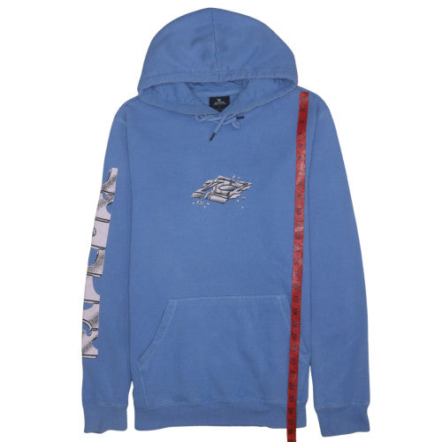 Rip Curl Men's Blue Graphic Pullover Hoodie Size S