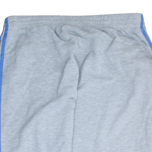 Adidas Men's Grey Performance Essentials Sweatpants L