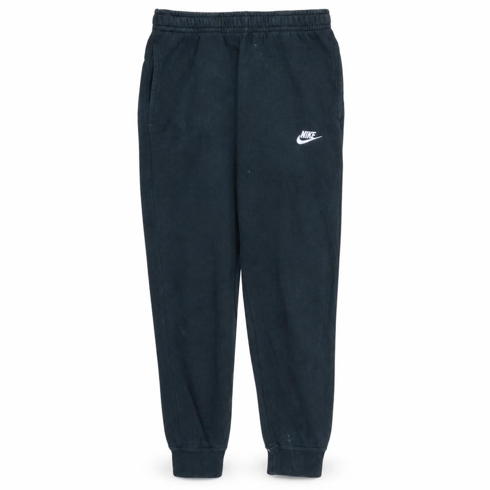 Front view of Nike Men's Black Fleece Sweatpants Joggers, size S, Regular Fit