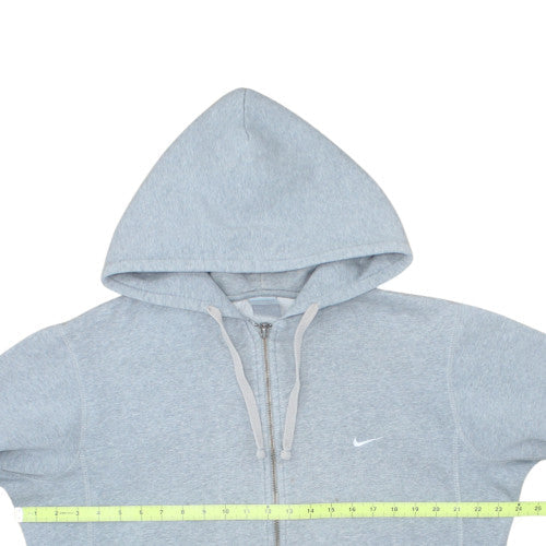 Nike Men's Grey Full Zip Hoodie M Classic Fleece Casual Sweatshirt