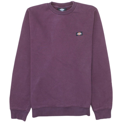 Dickies Men's Purple Small Pullover Sweatshirt Crew Neck Fleece