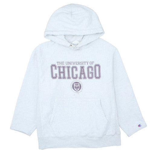 Champion Women's Grey University of Chicago Pullover Hoodie Medium