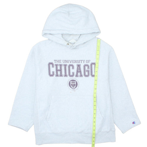 Champion Women's Grey University of Chicago Pullover Hoodie Medium