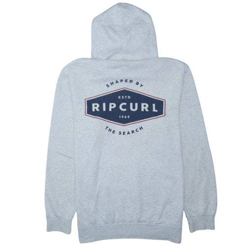 Rip Curl Mens Grey Pullover Hoodie Sweatshirt M Regular Fit