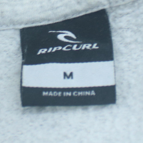 Rip Curl Mens Grey Pullover Hoodie Sweatshirt M Regular Fit