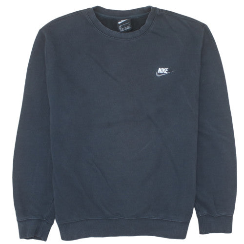 Nike Men's Black Pullover Crew Neck Fleece Sweatshirt Size L