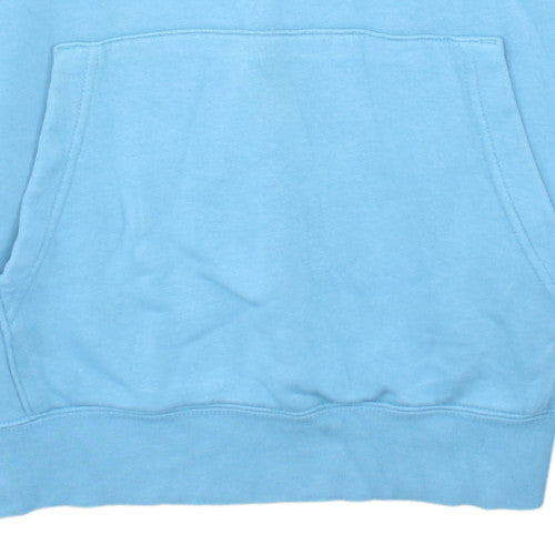 Nike Men's Blue Pullover Hoodie Small Cotton Blend Casual