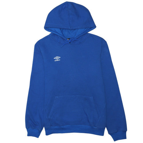 Umbro Mens Blue XL Pullover Hoodie Fleece Sports Sweatshirt