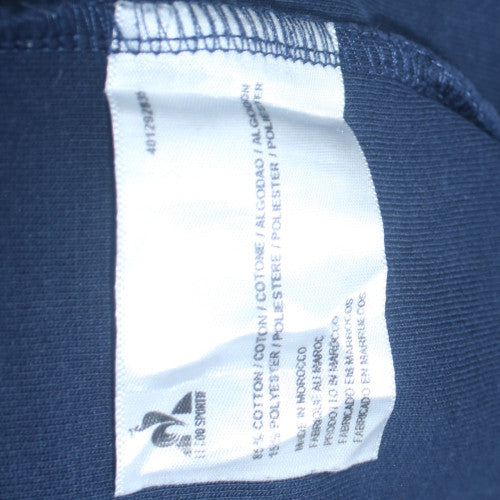 Le Coq Sportif Boys Blue Pullover Hoodie Size 14 Years Cotton Blend