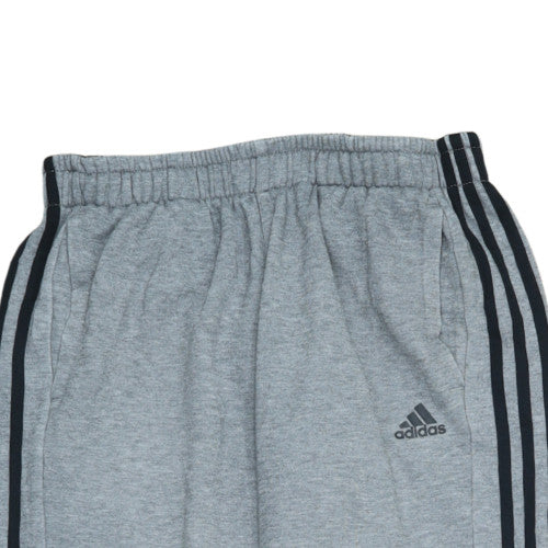Adidas Mens Grey Climalite Sweatpants L Elastic Waist Casual