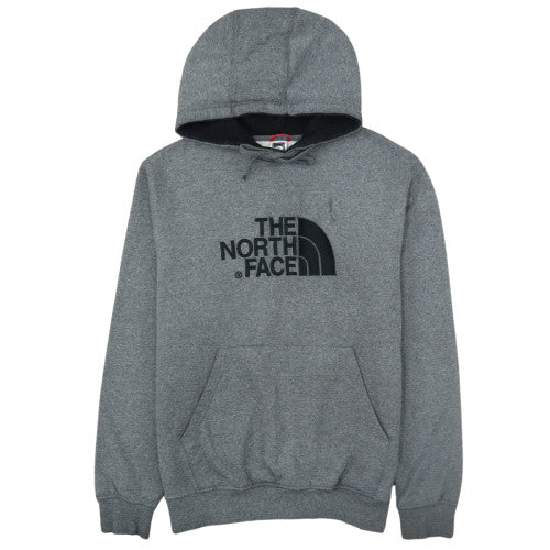 The North Face Mens Grey Pullover Hoodie L Regular Fit Fleece