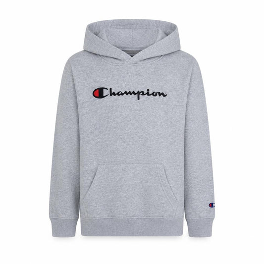 Champion Boys Grey Pullover Hoodie Size 12 Years Cotton Blend