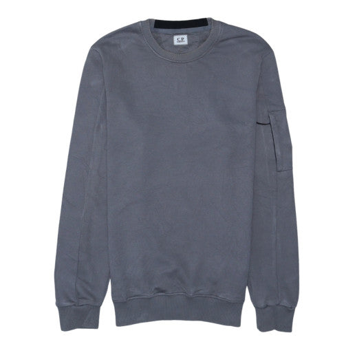 C.P. Company Men's Grey Cotton Pullover Sweatshirt M Regular Fit