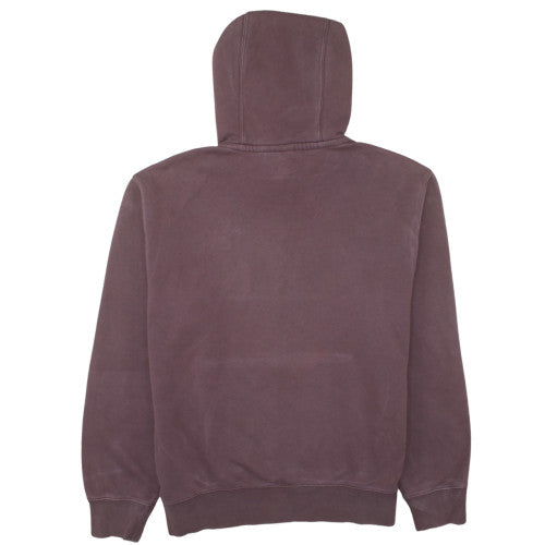 Nike Womens Brown Pullover Hoodie Medium Hooded Cotton Blend