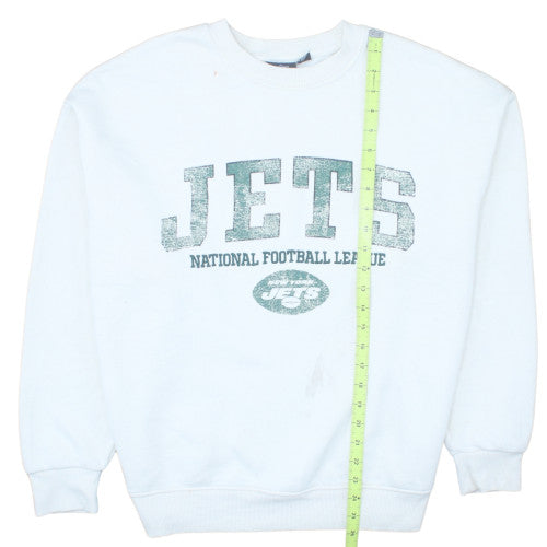 Primark Women White NFL Jets Graphic Pullover Sweatshirt Size S