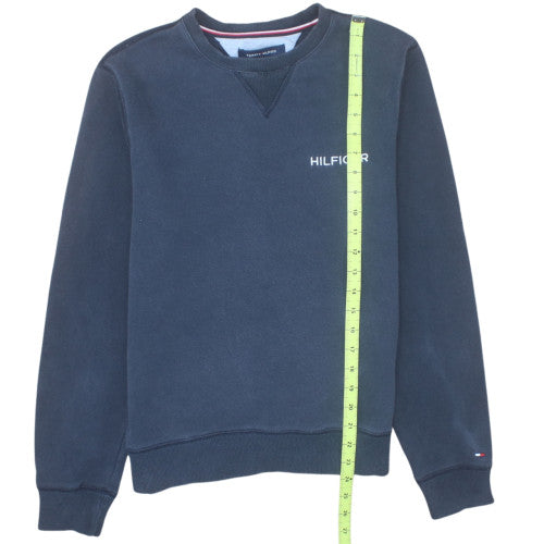 Tommy Hilfiger Mens Blue Crew Neck Pullover Sweatshirt S