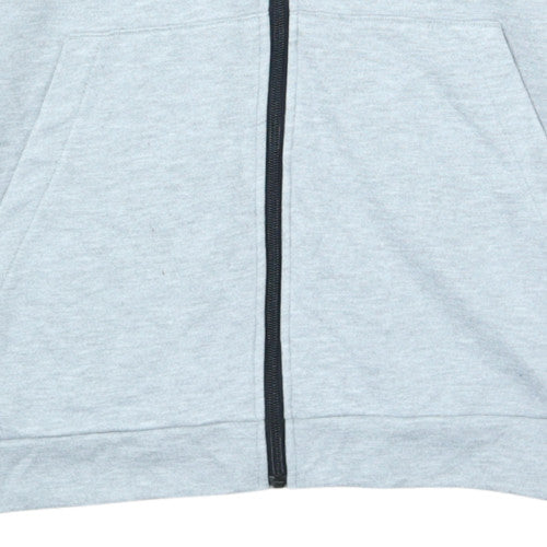 Nike Men's Grey Full Zip Dri-FIT Hoodie 2XL Sportswear