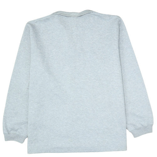 Nike Men's Grey 1/4 Zip Sweatshirt Medium Regular Fit
