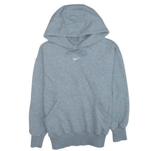 Nike Men's Grey Pullover Hoodie Size S Fleece Sweatshirt