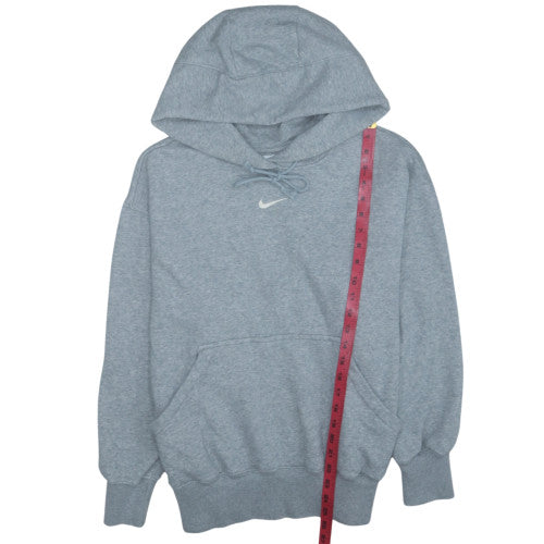 Nike Men's Grey Pullover Hoodie Size S Fleece Sweatshirt