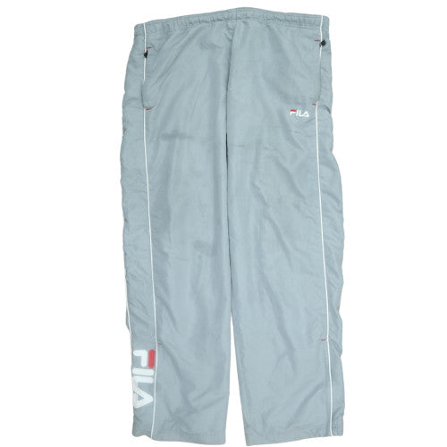 FILA Men’s Grey 2XL Jogger Trousers with Logo Detailing
