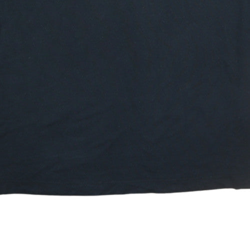 Nike Men's Black Long Sleeve Crew Neck Cotton T-Shirt Small