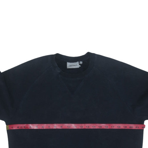 Carhartt Men's Blue Pullover Crew Neck Sweatshirt Size M