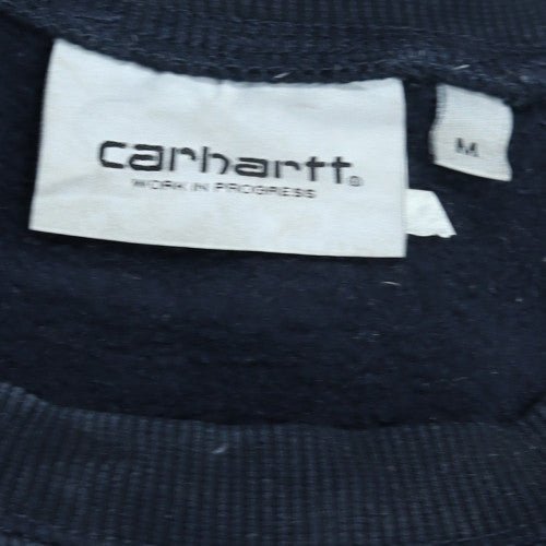 Carhartt Men's Blue Pullover Crew Neck Sweatshirt Size M