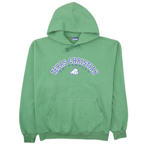 Champion Men's Green Texas Christian University Pullover Hoodie XL