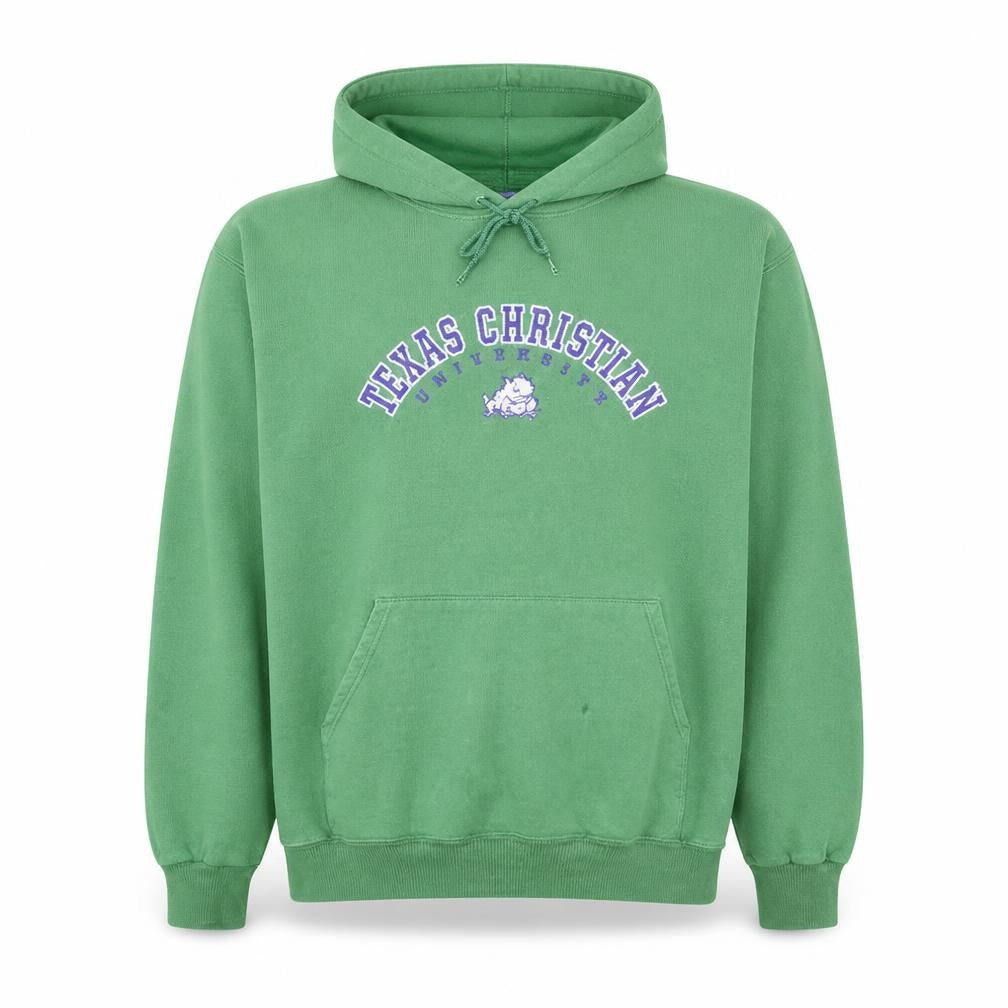 Champion Men's Green Texas Christian University Pullover Hoodie XL