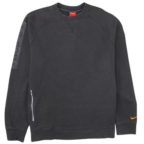 Nike Mens Black XL Pullover Sweatshirt Crew Neck Sports Fleece