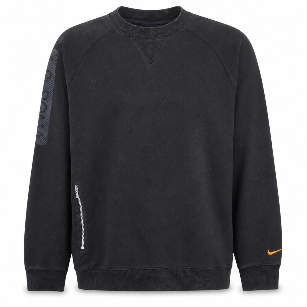 Nike Mens Black XL Pullover Sweatshirt Crew Neck Sports Fleece