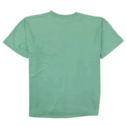 Russell Athletic Men's Green XL Cotton Crew Neck Pocket T-Shirt