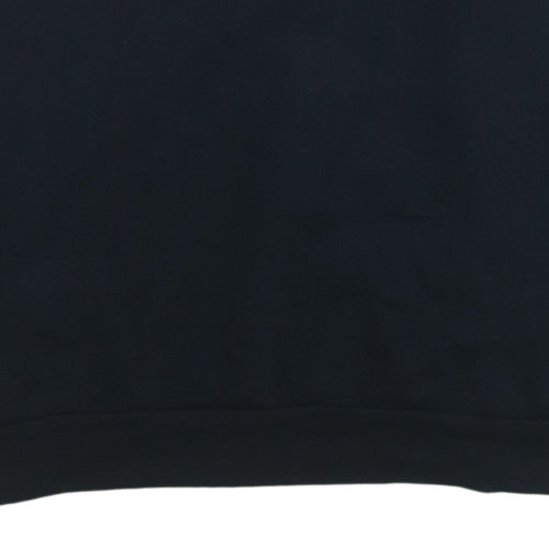 Adidas Womens Black XL Pullover Sweatshirt Crew Neck Cotton Blend