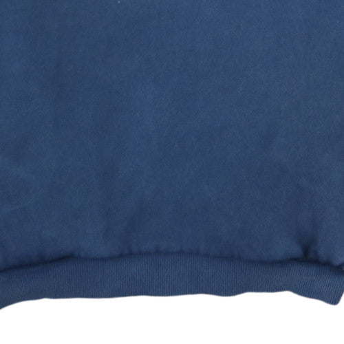 FILA Men's Blue 1/4 Zip Fleece Sweatshirt Size M
