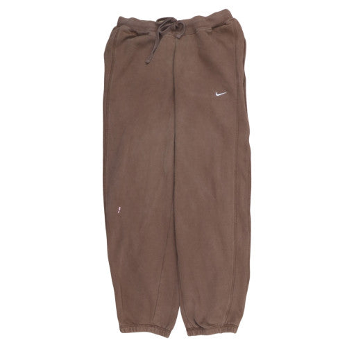Nike Men's Brown L Sweatpants Jogger Elastic Waist Fleece