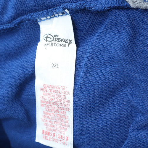 Disney Store Men’s Blue Mickey Mouse Walt Disney Studios Polo 2XL Cotton