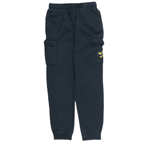Nike Boys Black XL Cargo Jogger Sweatpants with Elastic Waist 158-170cm