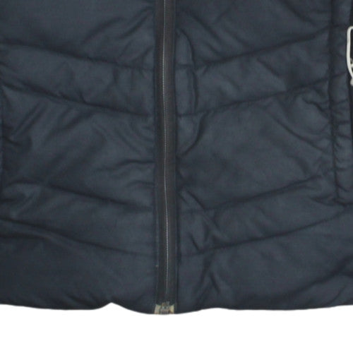 The North Face Womens Black Small Puffer Jacket Quilted Lined Zip