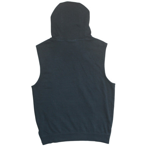 Lonsdale Men's Black Sleeveless Hoodie Vest M Logo Sportswear