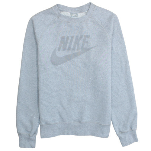 Nike Men's Grey Small Pullover Crew Neck Sweatshirt