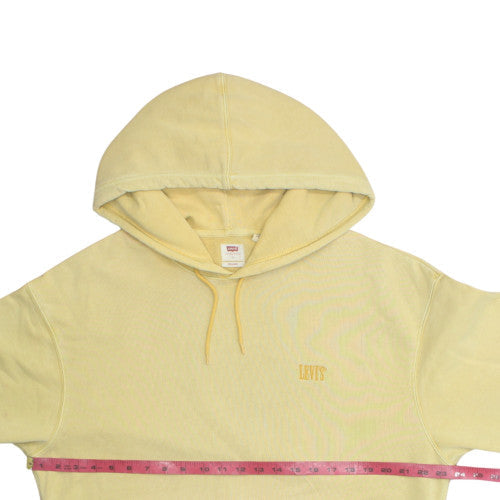 Levi's Men's Yellow Relaxed Fit Pullover Hoodie Size L