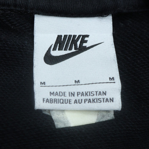 Nike Men's Black Embroidered Logo Pullover Hoodie Size M
