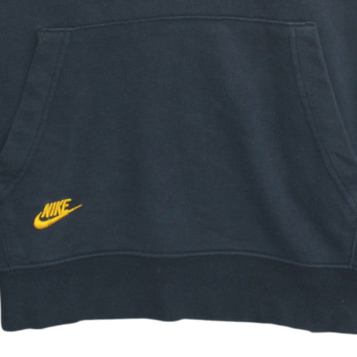 Nike Men's Black Embroidered Logo Pullover Hoodie Size M