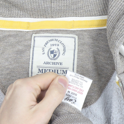 Easy Premium Clothing Men's Grey Full Zip Hoodie Medium