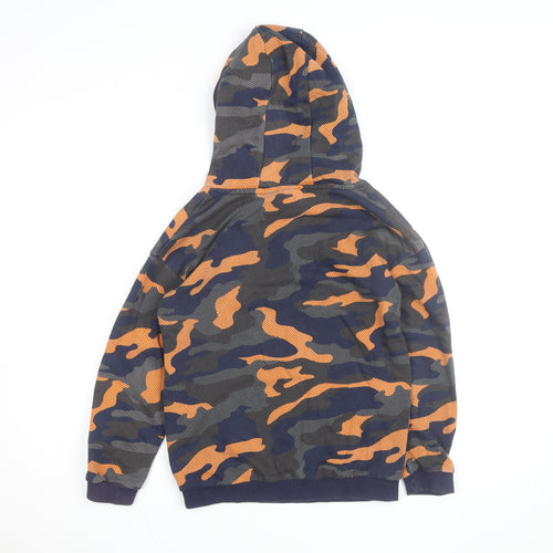 Tu Nerf Boys Blue Camo Pullover Hoodie 10 Years Cotton Blend