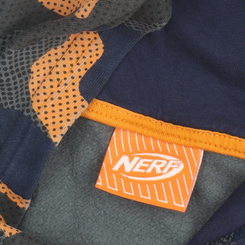 Tu Nerf Boys Blue Camo Pullover Hoodie 10 Years Cotton Blend