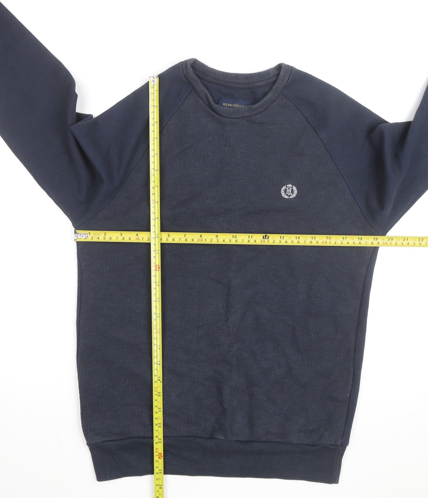 Henri Lloyd Men's Blue Regular Fit Cotton Crew Neck Sweatshirt Size S